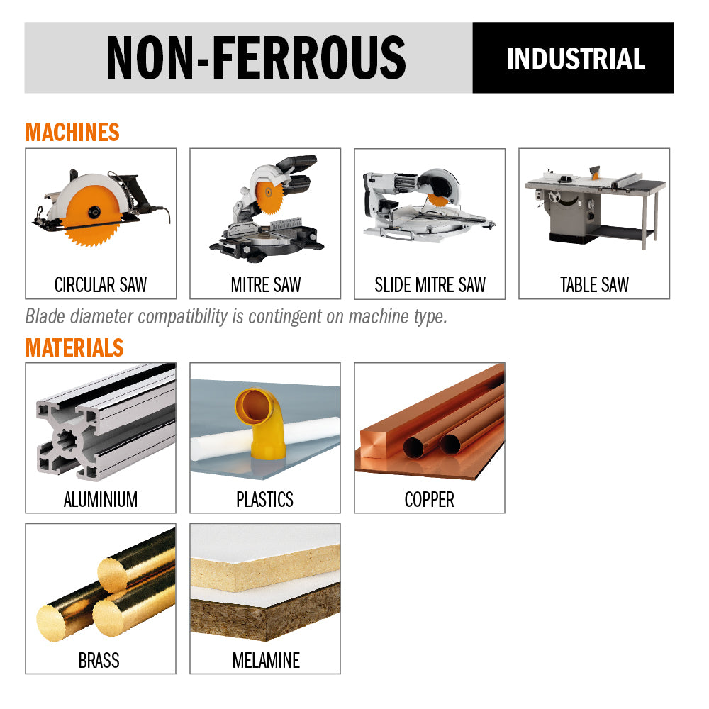 CMT 296.165.56H - Lama circolare per materiali non ferrosi, plastici e laminati D=165mm Z=56