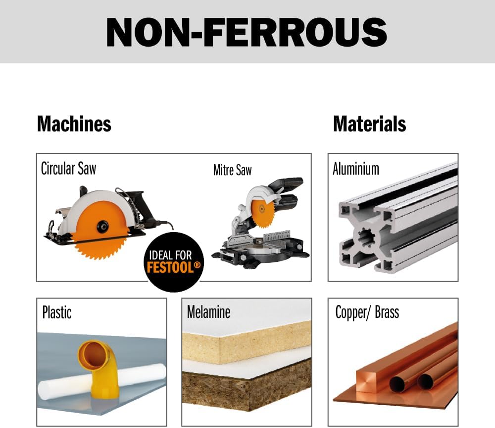 CMT 296.210.64M - Lama circolare per materiali non ferrosi, plastici e laminati D=210mm Z=64