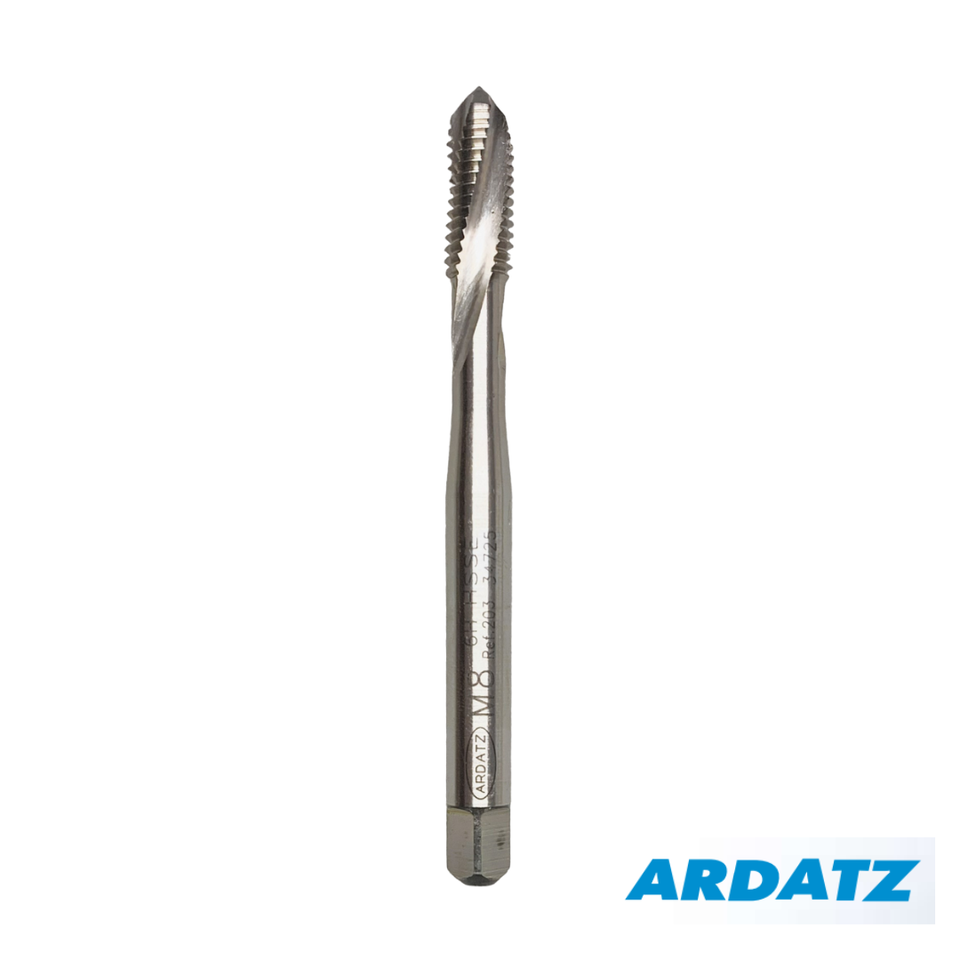 Maschio da filettare a macchina M8x1,25mm HSSE DIN 371 - Ardatz ref. 203 - CSC Utensili