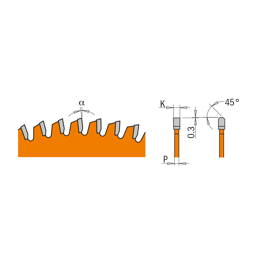 CMT 296.160.56H - Lama circolare per materiali non ferrosi, plastici e laminati  D=160mm Z=56 - CSC Utensili