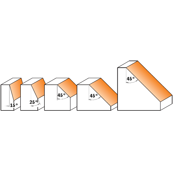 CMT 736.130.11 - Fresa per smussare D=19mm s=6mm - CSC Utensili