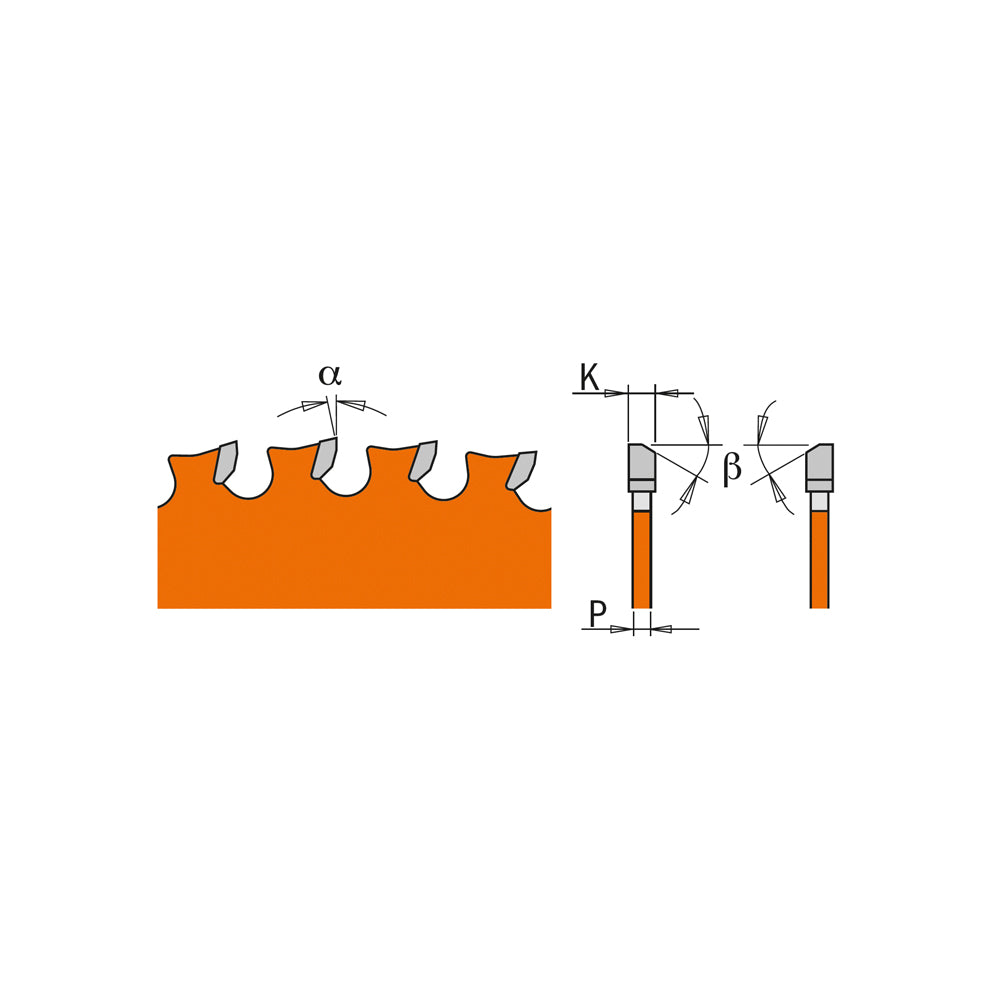 CMT 226.090.14M - Lama sega circolare D=355mm Z=90 per taglio metalli - CSC Utensili