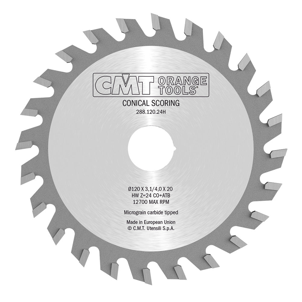 CMT 288.100.20H - Lama circolare incisore a denti conici D=100mm Z=20 - CSC Utensili