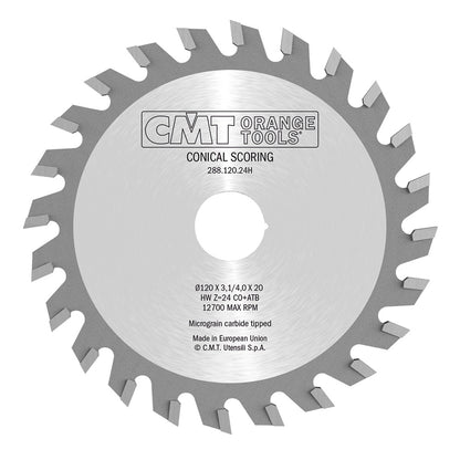 CMT 288.100.20H - Lama circolare incisore a denti conici D=100mm Z=20 - CSC Utensili