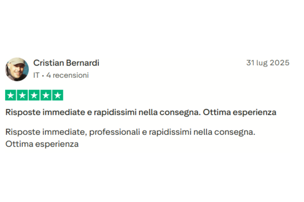 Recensione cliente