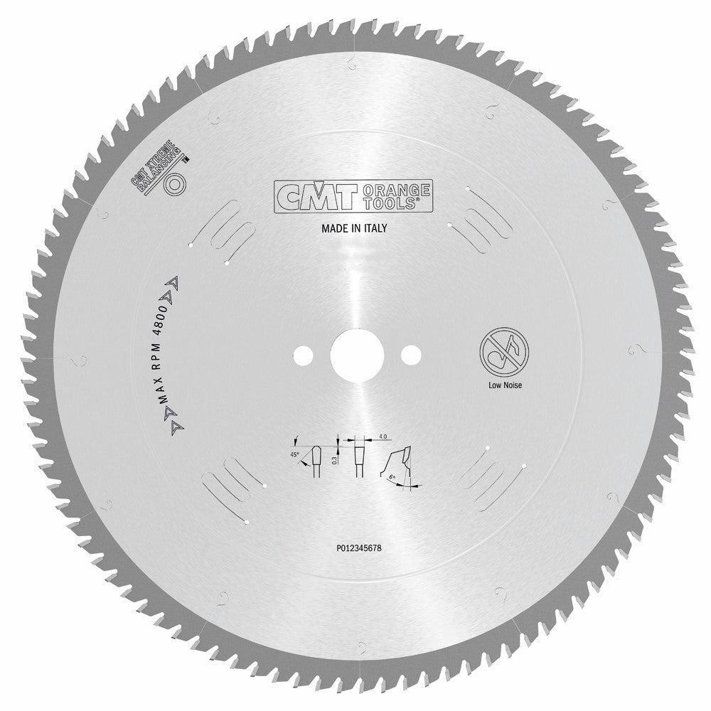 CMT 284.080.10P - Lama circolare per materiali non ferrosi, plastici e laminati D=250mm Z=80 - CSC Utensili
