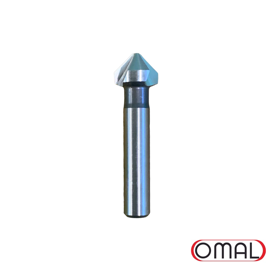 Set n°3 Svasatori a 3 tagli HSS DIN 335/C 90°, Ø16,5-Ø20,5-Ø25mm - Omal art. 034/2 - CSC Utensili