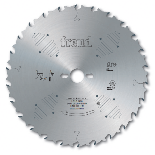 FREUD LG1C - Lama circolare per taglio lungo vena D=300mm Z=26 - CSC Utensili