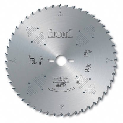 FREUD LG2A - Lama circolare per taglio lungo e traverso vena D=300mm Z=48 - CSC Utensili
