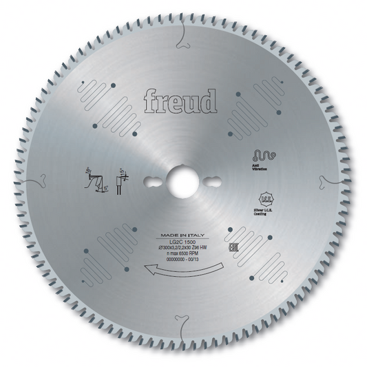 FREUD LG2C - Lama circolare per taglio traverso vena D=300mm Z=96 - CSC Utensili